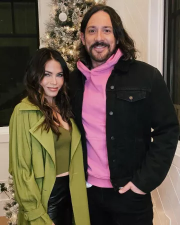 Le pantalon en cuir porté par Jenna Dewan sur son compte Instagram @jennadewan