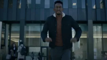 Universal Works Sherpa Lined Jacket worn by Dan Turner (Mamoudou Athie) as seen in Archive 81 TV show outfits (Season 1 Episode 7)