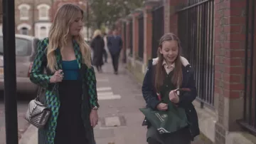 Baum Und Pferdgarten Métallique Jacquard Manteau porté par Katherine (Katherine Ryan) comme on le voit dans La Duchesse série TV garde-robe (Saison 1 Épisode 1)