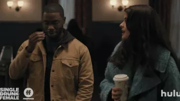 Levi's Dijon Canvas Warm Trucker Jacket worn by James (Garrick Bernard) as seen in Single Drunk Female Wardrobe (Season 1)