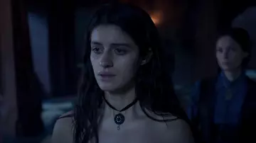 Choker Necklace worn by Yennefer (Anya Chalotra) as seen in The Witcher outfits (Season 2 Episode 3)