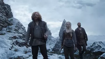 Wolf Head Pendant Necklace worn by Lambert (Paul Bullion) as seen in The Witcher (S02E03)