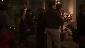 Black embellished pumps worn by Lily Diaz (Emeraude Toubia) in With Love TV series wardrobe (S01E02)