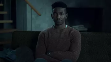 Sweater worn by Dan Turner (Mamoudou Athie) as seen in Archive 81 TV Show (Season 1 Episode 6)