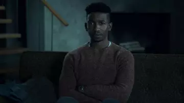 Sweater worn by Dan Turner (Mamoudou Athie) as seen in Archive 81 TV Show (Season 1 Episode 6)