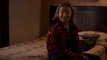 Gucci mini bag in blue worn by Luis Muñoz (Joshua De Jesus) as seen in Power Book II: Ghost TV series (S02E08)