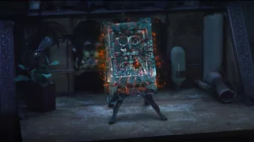 The replica of the grimoire Darkhold of Agatha Harkness (Kathryn Hahn) in the series WandaVision (Season 1 Episode 9)