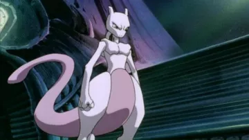Plush replica of Mewtwo (Dan Green) as seen in Pokémon: Mewtwo Strikes Back - Evolution