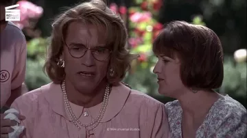 Pink Dress worn by Dr. Alex Hesse (Arnold Schwarzenegger) in Junior movie wardrobe