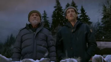 Fjallraven Parka Coat Jacket worn by Drew Dunbar (Thomas Middleditch) as seen in B Positive TV series outfits (Season 2 Episode 12)