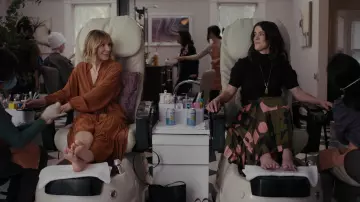 ALC Jenine Tie-Waist Midi Robe portée par Anna (Kristen Bell) comme on le voit dans La Femme dans la Maison de l&#39;autre côté de la Rue de la Jeune Fille à la Fenêtre (S01E06)