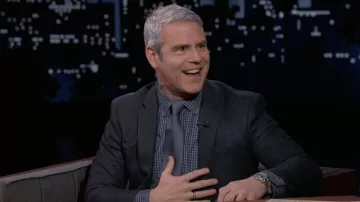 Rolex Watch worn by Andy Cohen as seen in Jimmy Kimmel Live! on February 2nd, 2022