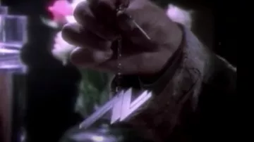 ZZ Top Chrome Key Chain of Billy Gibbons as seen in Sharp Dressed Man Official Music Video by ZZ Top