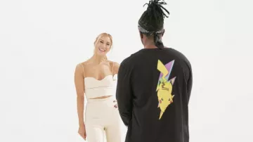 Pokemon Haut à Manches Longues porté par KSI dans 20 WOMEN VS 1 SIDEMEN: KSI EDITION vidéo YouTube