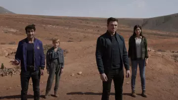 Zip jacket worn by Ikaris (Richard Madden) as seen in Eternals movie