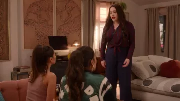 Rails Sloane Blouse in Janeiro Stripe worn by Jules Wiley (Kat Dennings) as seen in Dollface TV series outfits (S02E09)