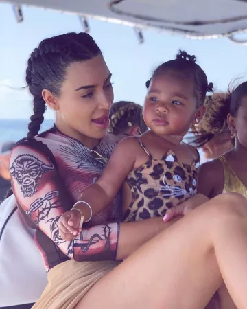 Jean Paul Gaultier safe sex mesh top worn by Kim Kardashian on her Instagram account @kimkardashian