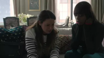 Marc Jacobs Two Fold Satchel Handbag worn by Rachel (Katie Lowes) as seen in Inventing Anna outfits (Season 1 Episode 6)