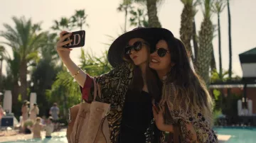 Louis Vuitton Tote Bag worn by Anna Delvey (Julia Garner) as seen in Inventing Anna TV show wardrobe (Season 1 Episode 6)