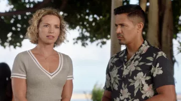 Pomegranate Seed Necklace worn by Juliet Higgins (Perdita Weeks) in Magnum P.I. (S04E04)