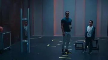 Air Barack t-shirt worn by Dion Warren (Ja'Siah Young) in Raising Dion TV series outfits (Season 2 Episode 1)