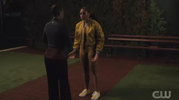 Vans Yellow Sneakers worn by Simone Hicks (Geffri Maya Hightower) as seen in All American: Homecoming Tv series wardrobe (S01E02)
