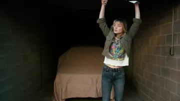 Rolling Stones American Tour T-Shirt worn by Andy Oliver (Bella Heathcote) as seen in Pieces Of Her TV series wardrobe (Season 1 Episode 2)