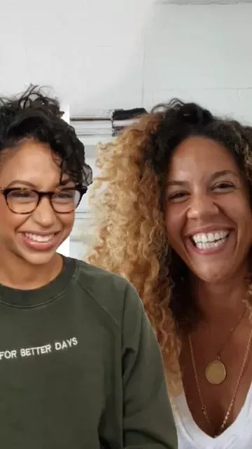 "For Better Days" Olive Green Sweatshirt worn by Liza Koshy on her Instagram account @lizakoshy