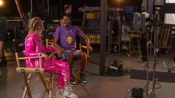 Nike Dunk SB High Diamond Supply Co. Aqua Blue Sneakers worn by Jamal Turner (Brett Gray) in On My Block (S03E06)