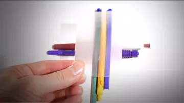 The magic transparent card used by Dr. Nozman in the YouTube video This object makes you invisible!