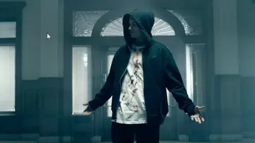 Black Jacket worn by Eminem over his hoodie in the Venom music video |  Spotern