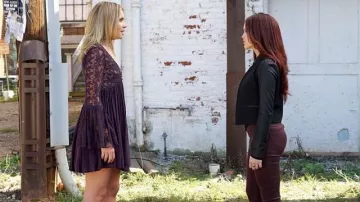 Vestido de Free People With Love usado por Camille O'Connell (Leah Pipes) en The Originals (S03E08)