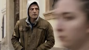 Kuhl Kollusion Jacket worn by Marc Spector (Oscar Isaac) as seen in Moon Knight TV show wardrobe (Season 1 Episode 1)