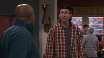 Carhartt plaid shirt worn by Tom (Pete Holmes) as seen in How We Roll TV series wardrobe (Season 1 Episode 2)