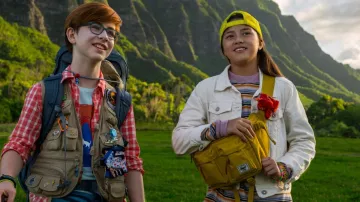 Herschel Eighteen Waist Pack, Buckthorn Brown worn by Pili (Kea Peahu) as seen in Finding 'Ohana movie outfits