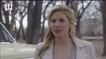 The top IRO worn by Jenny Hoyt (Katheryn Winnick) in the series Big Sky (Season 2 Episode 14) 