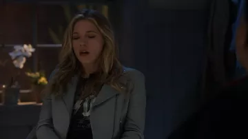 The light blue leather jacket worn by Jenny Hoyt (Katheryn Winnick) in the Big Sky series (Season 2) 