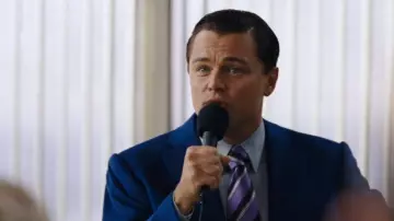 Blue suit Jacket worn by Jordan Belfort (Leonardo DiCaprio) in The Wolf of Wall Street