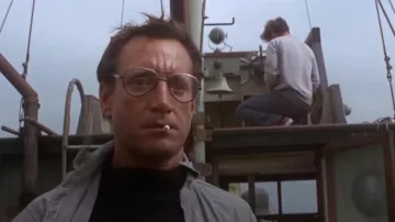 Lunettes Aviator vintage portées par Brody (Roy Scheider) dans le film Les Dents de la mer