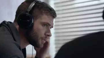 JVC headphones used by David McDougall (David Corenswet) as seen in We Own This City TV series (Season 1 Episode 2)