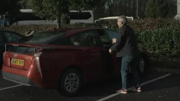Adidas sneakers in red worn by Paul (Martin Freeman) as seen in Breeders TV show wardrobe (Season 3 Episode 1)