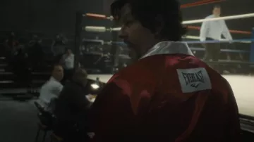 Everlast Boxing Robe in red worn by Stuart Long (Mark Wahlberg) as seen in Father Stu