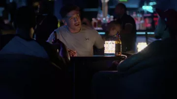 Under Armour Grey T-shirt worn by Wayne Jenkins (Jon Bernthal) as seen in We Own This City TV series wardrobe (Season 1 Episode 6)