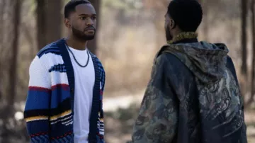 Cardigan boutonné Missoni porté par Chris Darby (Chris Blount) vu dans Tom Swift (S01E02)