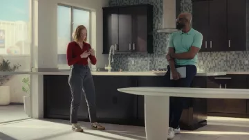 Nike Waffle Trainer sneakers worn by Ava (Hannah Einbinder) as seen in Hacks TV show (S02E08)