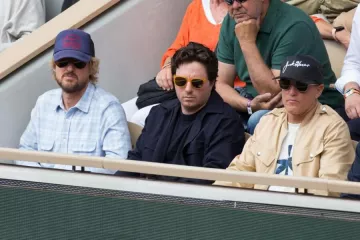American Optical's Original Pilot sunglasses worn by Woody Harrelson at Roland Garros in Paris in 2022