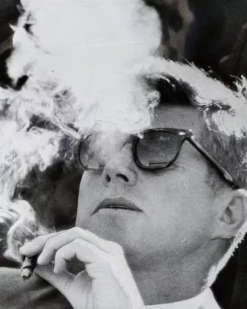 American Optical's Saratoga model sunglasses worn by John F. Kennedy on @aoeyewearfrance's Instagram account