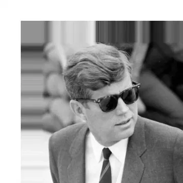 American Optical's scaled glasses worn by John F. Kennedy on @serusdistribution's Instagram account