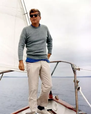 American Optical's Saratoga sunglasses worn by John F. Kennedy on @serusdistribution's Instagram account