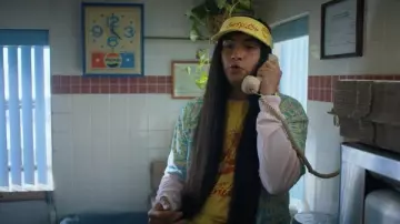 Quiksilver Printed light green Button Up Shirt porté par Argyle (Eduardo Franco) comme on le voit dans Stranger Things (S04E03)
